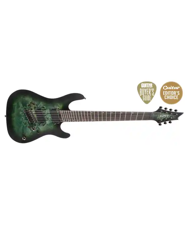 Nouvel Arrivage CORT KX507MSSDG GUITARE ELECTRIQUE 7 CORDES STAR DUST GREEN