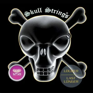 Prix Choc SKULL STRINGS SKUBAR1258 JEU CORDES GUITARE ELECTRIQUE BAYTON 12-58