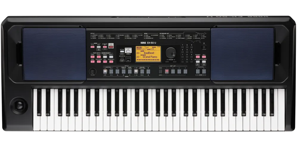 Commander Maintenant Korg EK-50 U Portable 61-key Arranger Keyboard with American Styles