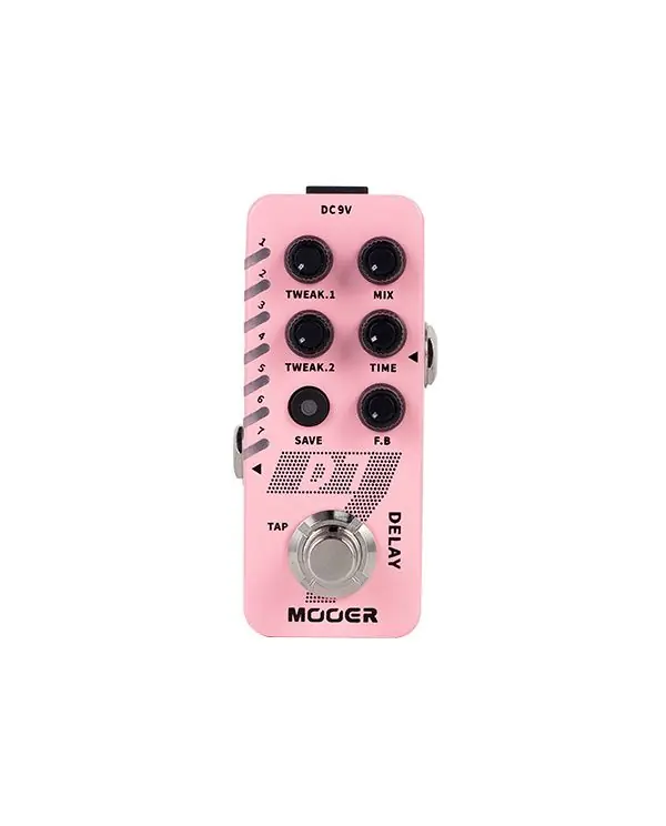 MOOER D7DELAY PÉDALE D‘EFFET Haute Qualité