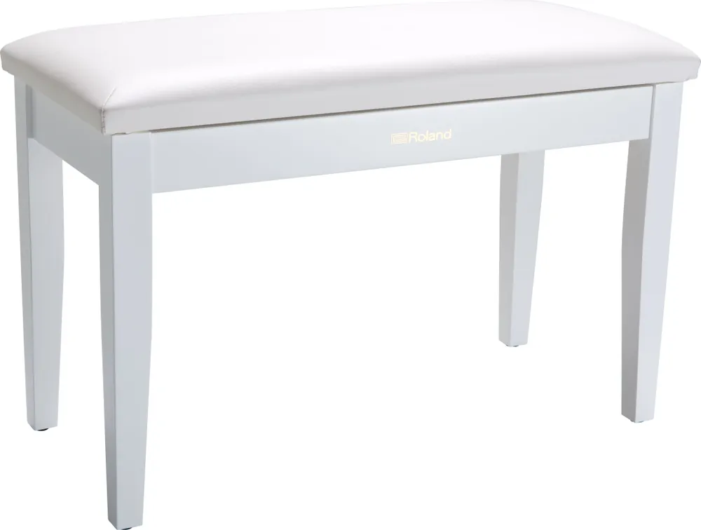 Roland RPB-D100WH Duet Piano Bench with Storage - White Meilleur Prix