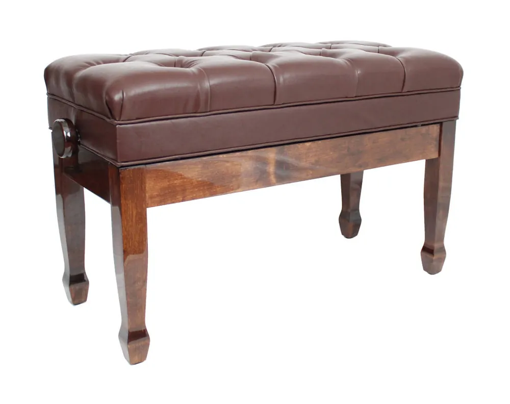 Benchworld MAESTRO 1G PW Adjustable Piano Bench - Polished Walnut Commander Maintenant