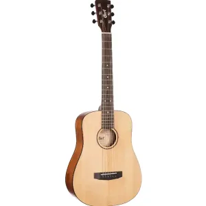 CORT EMINIBOP "EARTH MINI" GUITARE DE VOYAGE NATURELLE + Housse Prix Choc