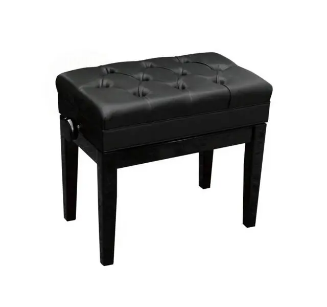 Benchworld MINUET 1C PE Adjustable Piano Bench - Polished Ebony Offre Exclusive
