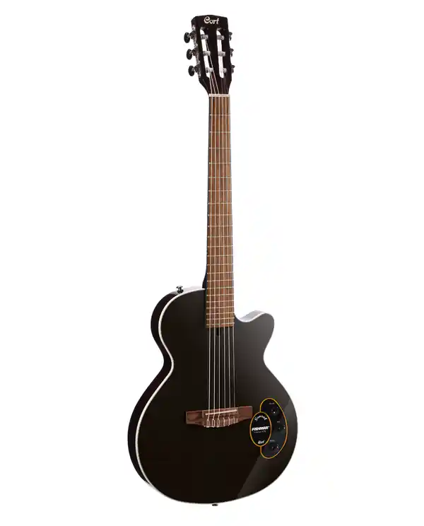 Prix Cassé CORT SUNSETNYE-BK "SUNSET NYLECTRIC" GUITARE CLASSIQUE ELECTRO NOIR