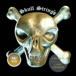 Marque SKULL STRINGS SKUDC1158 "DROP C" JEU CORDES GUITARE ELECTRIQUE 11-58