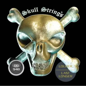 Authentique SKULL STRINGS SKUDD948 "DROP D" JEU CORDES GUITARE ELECTRIQUE 9-48