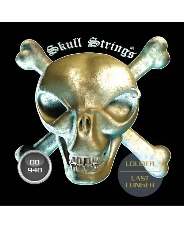 Authentique SKULL STRINGS SKUDD948 "DROP D" JEU CORDES GUITARE ELECTRIQUE 9-48