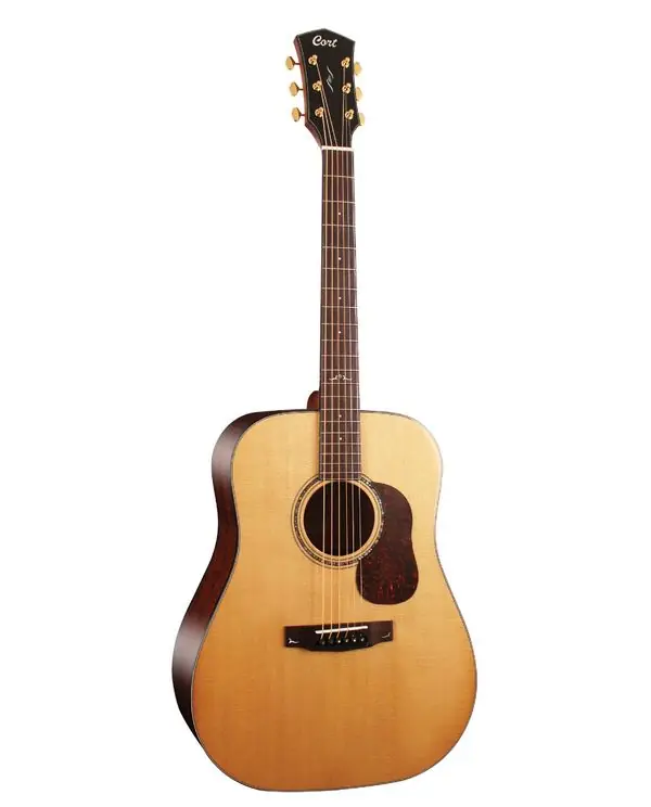 CORT GOLDD6BNAT "GOLD A6" GUITARE FOLK ACOUSTIQUE NATURELLE + étui Certifié