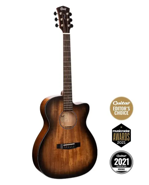 CORT CORE-OCAMHOPB "CORE" GUITARE FOLK ELECTRO ACAJOU NOIR DEGRADE Offre Du Jour