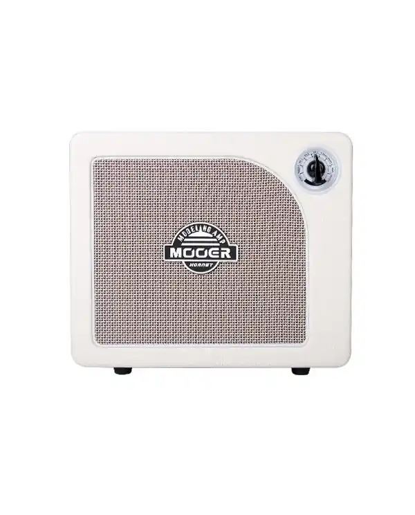 Achat Immédiat MOOER HORNETWHITE AMPLI GUITARE AVEC BLUETOOTH COMBO 15W BLANC