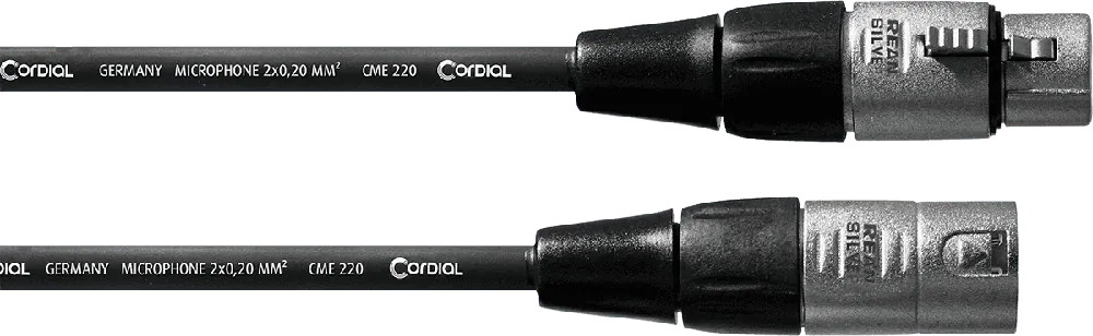 Cordial CFM5FM REAN Silver XLR m/f - 5 m Commande En Gros