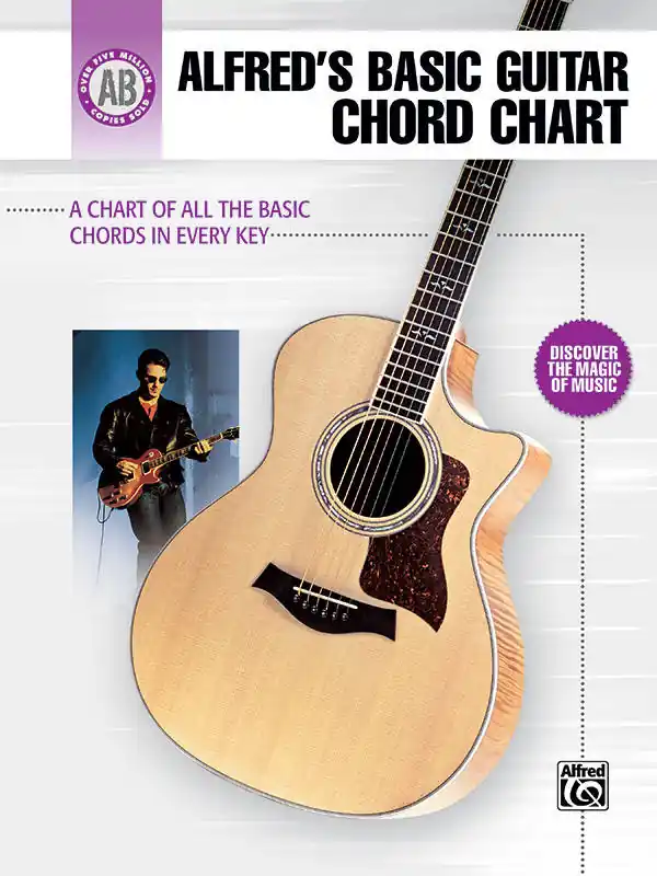 Authentique Alfred Publishing Alfred‘s Basic Guitar Chord Chart