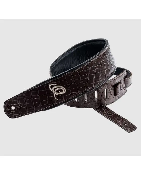 Bon Plan ORTEGA OSCU-3 COURROIE GUITARE CUIR BROWN LIZZY