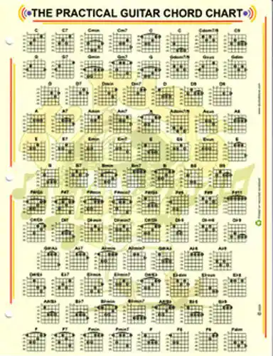 Ducks Deluxe The Practical Guitar Chord and Fretboard Chart Prix Bas