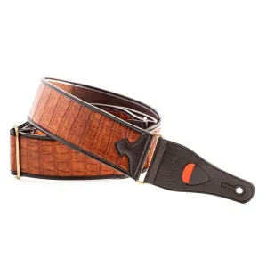 Expédition Rapide RIGHTON STRAPS ALLIGATOR-WD COURROIE VEGAN ALLIGATOR WOODY