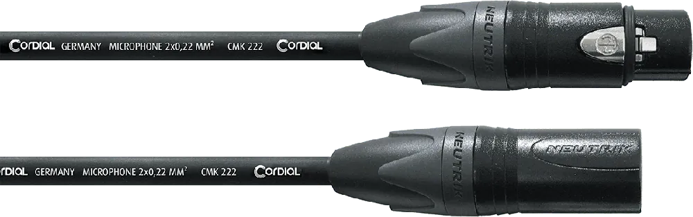 Cordial CPM15FM NEUTRIK XLR m/f - 15 m Offre Exclusive