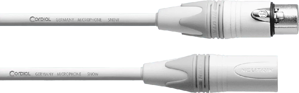 Achat Immédiat Cordial CXM10FM-SNOW NEUTRIK XLR m/f laquées - 10 m blanc