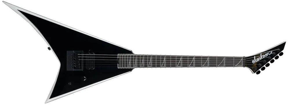 Jackson Guitars Pro Plus Series Signature Christian Andreu Rhoads RR24 EVTN, Ebony Fingerboard - Black with White Bevels Offre Limitée