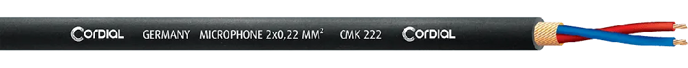 Cordial CMK222-BLACK100 CMK 222 / 422 - 2 x 0,22mm² - 100 m Prix Promo