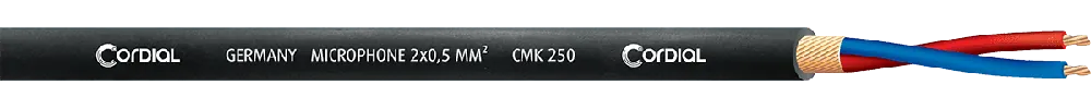 Bon Plan Cordial CMK250-BLACK100 CMK 250 - 2 x 0,50 mm² - 100 m