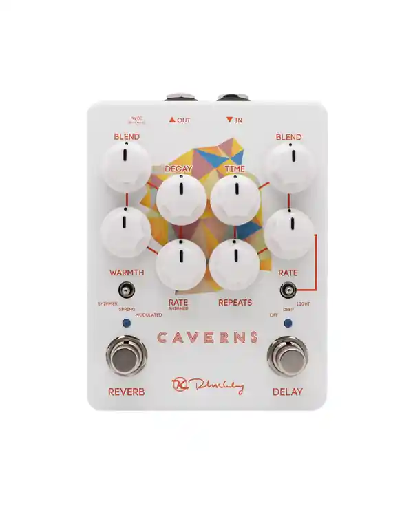 Populaire KEELEY KCAV2 PÉDALE D‘EFFET CAVERNS DELAY/REVERB V2