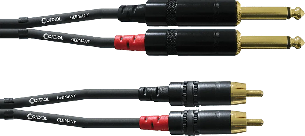 Cordial CFU1.5PC 2 jacks m./2 RCA - 1.5m Meilleure Vente