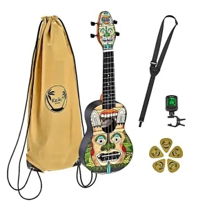 ORTEGA K2-TM KEIKI PACK UKULELE SOPRANO KEIKI TOTEM + ACCESSOIRES Retour Gratuit