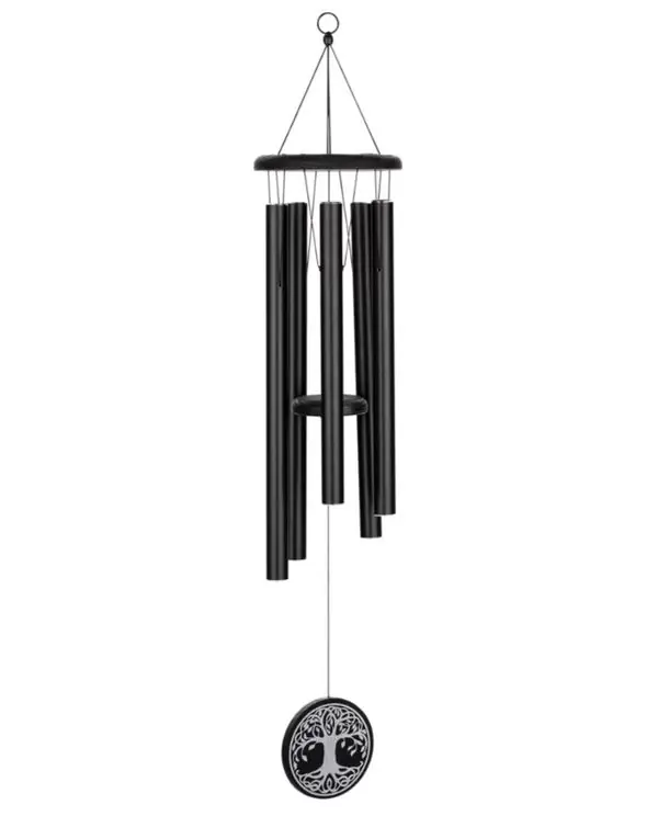 Certifié MEINL SONIC ENERGY TOLMC36BK CHIMES 36" NOIR MOTIF "TREE OF LIFE"