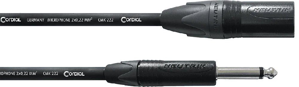 Offre Limitée Cordial CPM5MP XLR mâle/Jack mâle mono - 5m