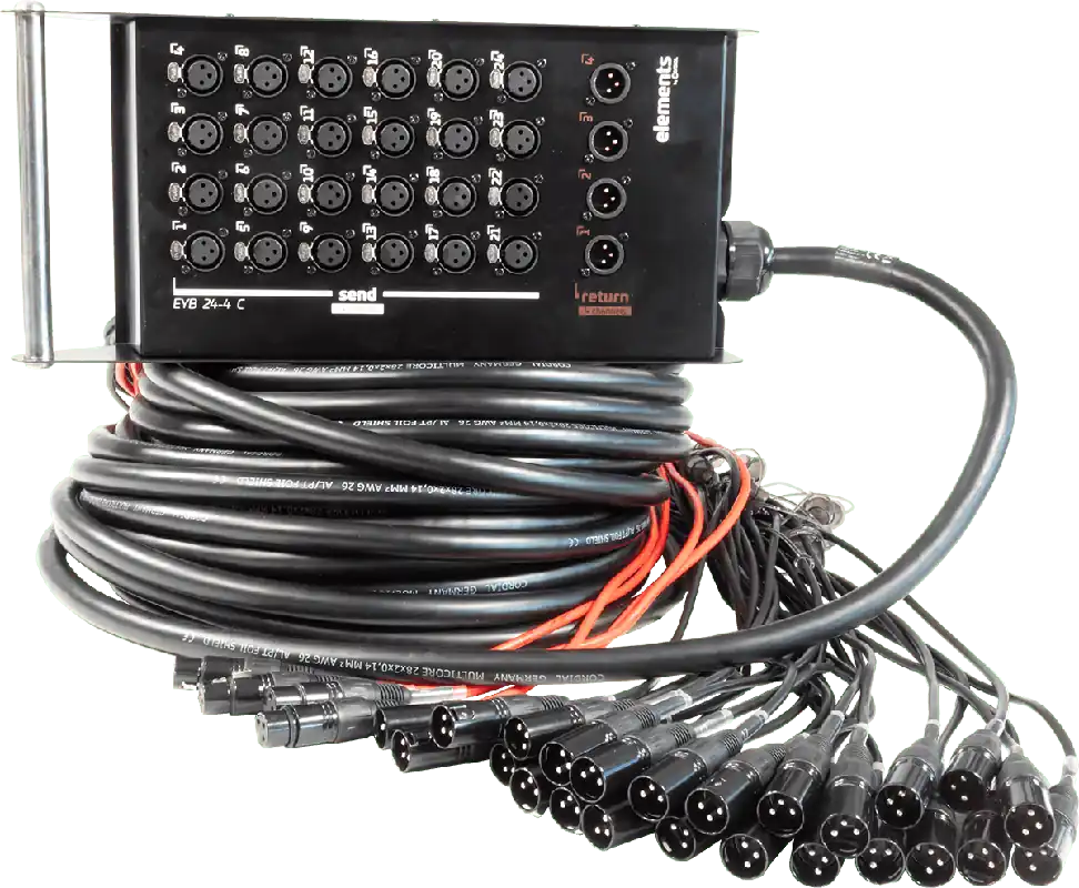 Acheter En Ligne Cordial EYB24-4C30 XLR 24 entrées/4 sorties - 30m