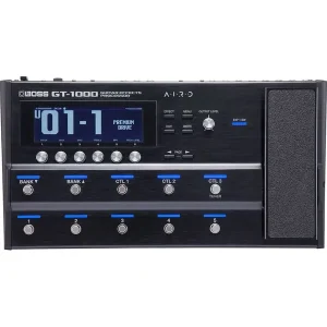 Meilleur Prix BOSS GT-1000 PEDALIER MULTI-EFFET NUMERIQUE POUR GUITARE