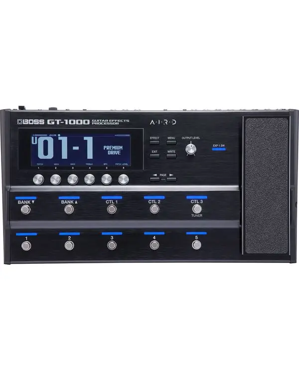 Meilleur Prix BOSS GT-1000 PEDALIER MULTI-EFFET NUMERIQUE POUR GUITARE