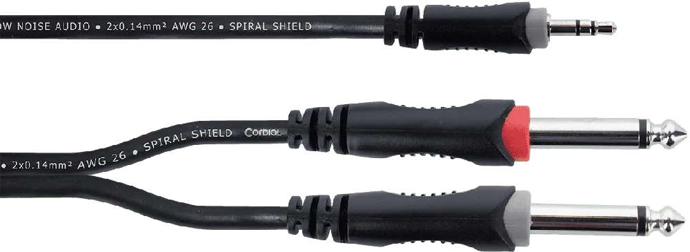 Acheter En Ligne Cordial EY5WPP Mini-Jack / Jack - Mini-J. st. m./2 Jacks mono m. - 5m
