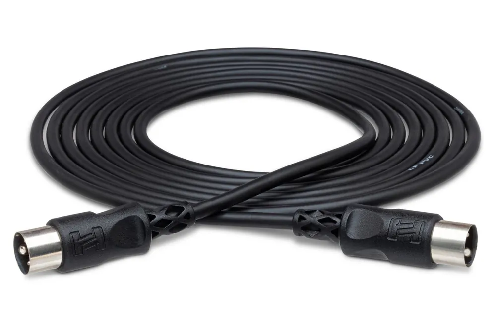 Meilleure Vente Hosa MIDI Cable 5-pin DIN to Same - 1 foot