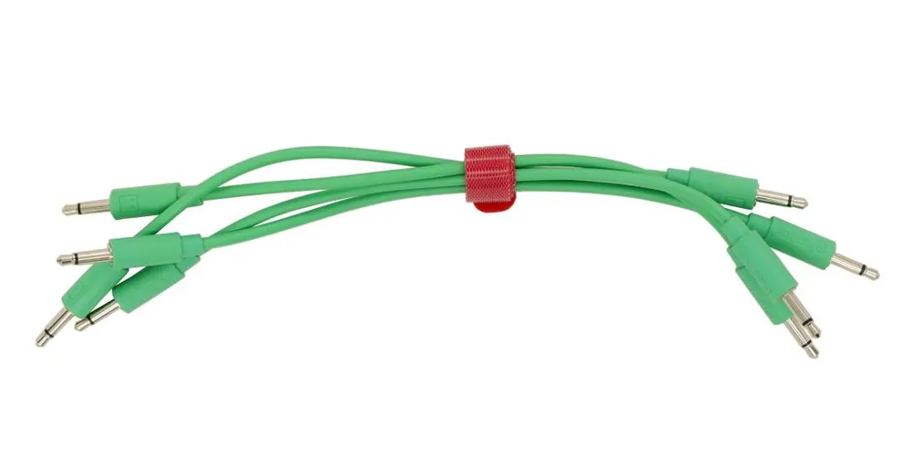 Intellijel Patch Cables 3.5mm TS to same - 15cm - Green (4 Pack) Commande En Gros