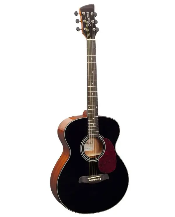 Commande En Gros BRUNSWICK BF200BK GUITARE FOLK ACOUSTIQUE GRAND AUDITORIUM NOIRE