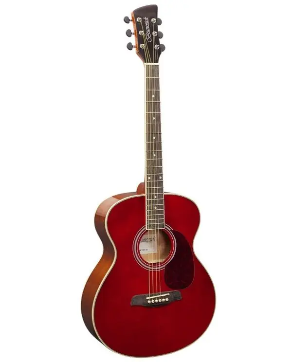 Vente Flash BRUNSWICK BF200R GUITARE FOLK ACOUSTIQUE GRAND AUDITORIUM ROUGE