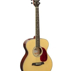 BRUNSWICK BF200 GUITARE FOLK ACOUSTIQUE GRAND AUDITORIUM NATURELLE Meilleur Choix