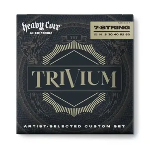 Réduction DUNLOP TVMN1063-7 "TRIVIUM" JEU GUITARE ELECTRIQUE 7 CORDES 10-63