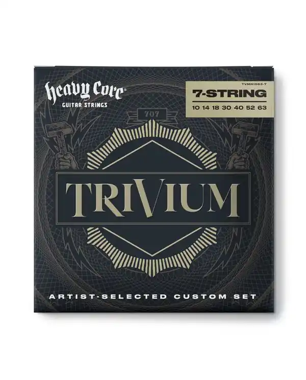 Réduction DUNLOP TVMN1063-7 "TRIVIUM" JEU GUITARE ELECTRIQUE 7 CORDES 10-63
