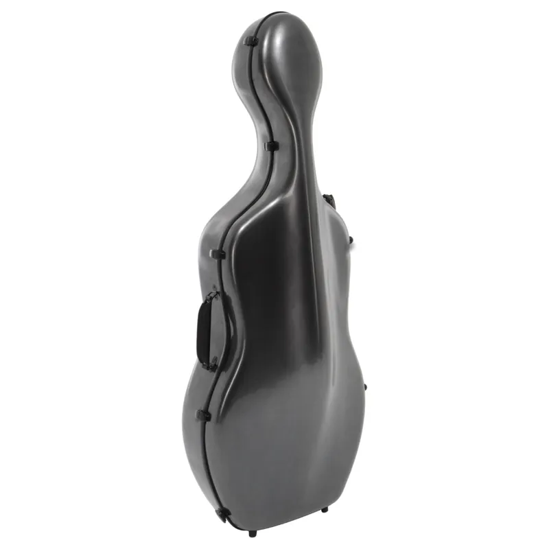 Young Heung ABS Molded Cello Case with Wheels in Black Grid - 4/4 Offre Spéciale