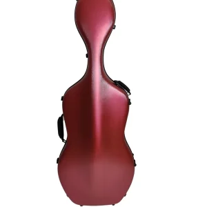 Young Heung Cello Case with Wheels - 4/4, Burgundy Commande En Gros