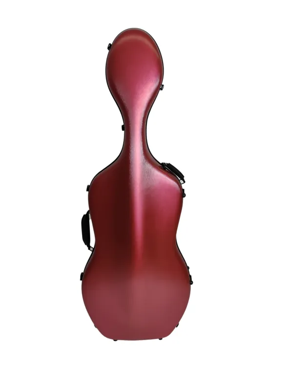 Young Heung Cello Case with Wheels - 4/4, Burgundy Commande En Gros