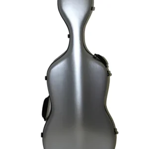 Produit De Marque Young Heung Cello Case with Wheels - 4/4, Silver