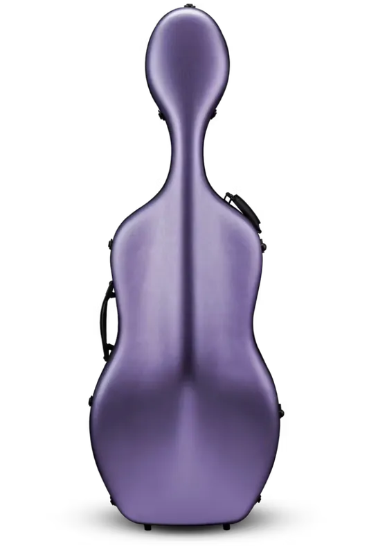 Offre Exclusive Eastman Strings CACL30 Polycarbonate Cello Case with Wheels - Purple