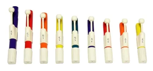 Rhythm Band CHROMA-NOTES 9-Note Pentatonic Hand Chimes Set with Case Pas Cher