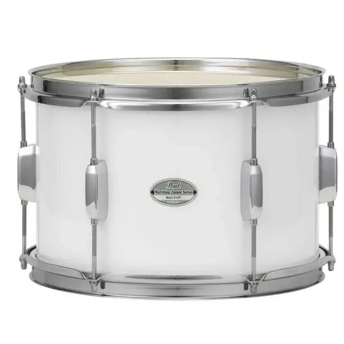 Certifié Pearl MJT1007/CXN33 Junior Marching Tenor 10x7‘‘ Drum with Carrier - White