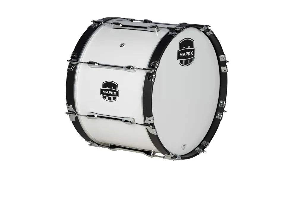 Mapex Marching Qualifier Series 20x14‘‘ Marching Bass Drum - Snow White Marque