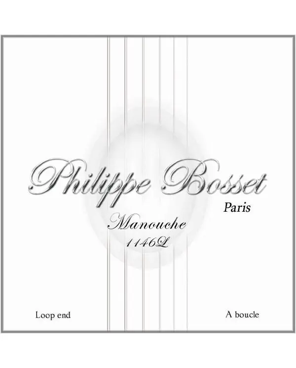PHILIPPE BOSSET MAN1146L JEU GUITARE MANOUCHE A BOUCLE Vente Directe